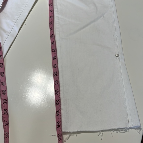 Liverpool The Gia Glider Crop Flare Pull on Jeans White Size 10 - Picture 11 of 11
